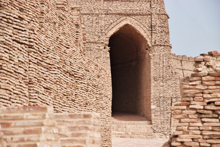 Kot Diji Fort, Fortress Ahmedabad in Khairpur District, Pakistanのeditorial素材