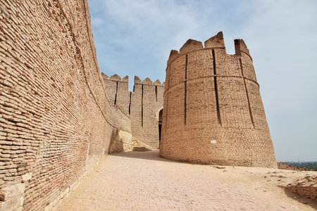 Kot Diji Fort, Fortress Ahmedabad in Khairpur District, Pakistanのeditorial素材