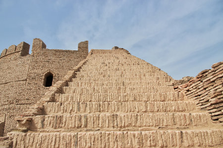 Kot Diji Fort, Fortress Ahmedabad in Khairpur District, Pakistanのeditorial素材