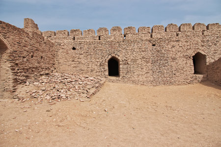 Kot Diji Fort, Fortress Ahmedabad in Khairpur District, Pakistanのeditorial素材