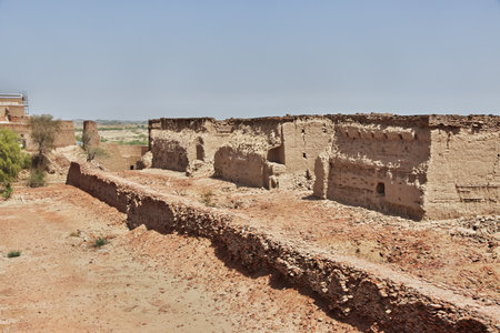 Derawar fort in Ahmadpur East Tehsil, Punjab province, Pakistanのeditorial素材