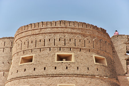 Derawar fort in Ahmadpur East Tehsil, Punjab province, Pakistanのeditorial素材