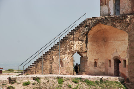 Rohtas Fort, Qila Rohtas fortress in province of Punjab, Pakistanのeditorial素材