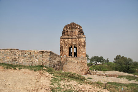 Rohtas Fort, Qila Rohtas fortress in province of Punjab, Pakistanのeditorial素材