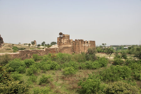 Rohtas Fort, Qila Rohtas fortress in province of Punjab, Pakistanのeditorial素材
