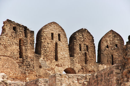 Rohtas Fort, Qila Rohtas fortress in province of Punjab, Pakistanのeditorial素材