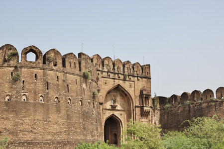 Rohtas Fort, Qila Rohtas fortress in province of Punjab, Pakistanのeditorial素材