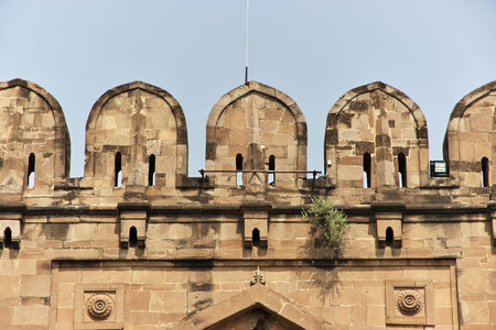 Rohtas Fort, Qila Rohtas fortress in province of Punjab, Pakistanのeditorial素材