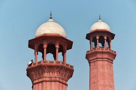 Badshahi Mosque in Lahore, Punjab province, Pakistanのeditorial素材