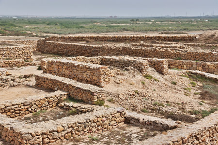 Archaeological Museum Banbhore near Karachi, Pakistanのeditorial素材