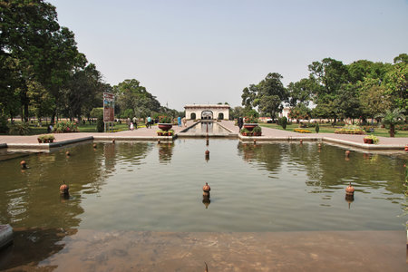 Shalamar Gardens in Lahore, Punjab province, Pakistanのeditorial素材