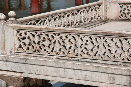 Shalamar Gardens in Lahore, Punjab province, Pakistanのeditorial素材