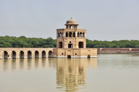 Hiran Minar complex in Sheikhupura close Lahore, Pakistanのeditorial素材