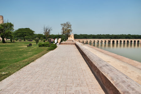 Hiran Minar complex in Sheikhupura close Lahore, Pakistanのeditorial素材