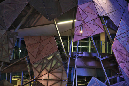 Evening on the waterfront in Melbourne