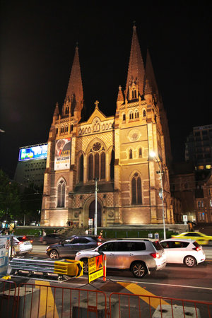 Melbourne / Australia - 28 Dec 2018: Evening on the waterfront in Melbourneのeditorial素材