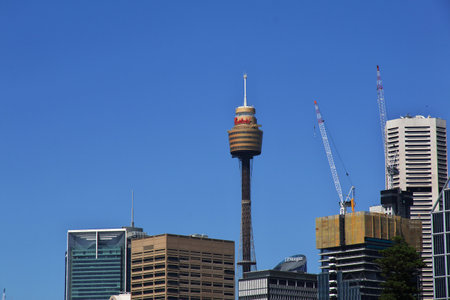 Sydney / Australia - 01 Jan 2019: Bay Harbor in the heart of Sydney, Australia