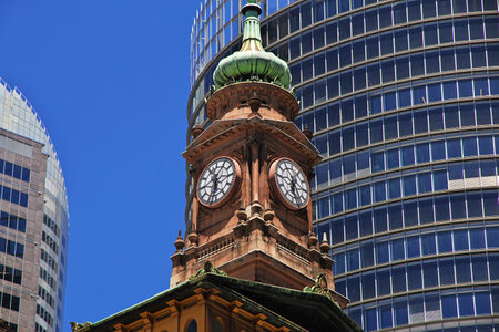 Modern center of Sydney city, Australiaのeditorial素材