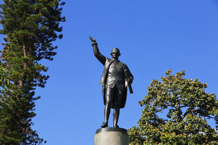 Hyde park in center of Sydney, Australiaのeditorial素材