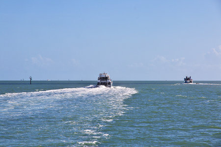 Cairns, Queensland / Australia - 04 Jan 2019: Cruise to Great Barrier Reef, Australiaのeditorial素材