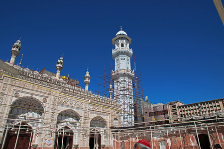 Mahabat Khan Mosque in Peshawar, Pakistanのeditorial素材