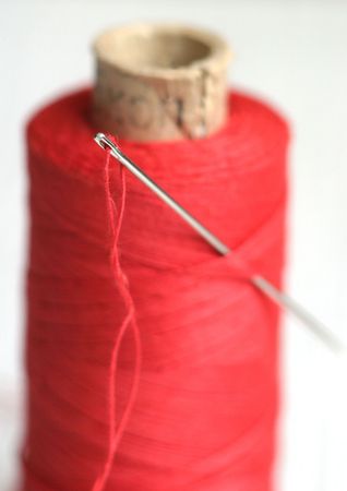 Needle, a thread