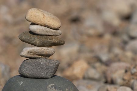 Pyramid of stones   
