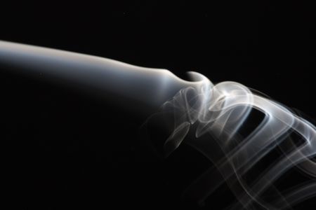 Streams of a smokeの写真素材