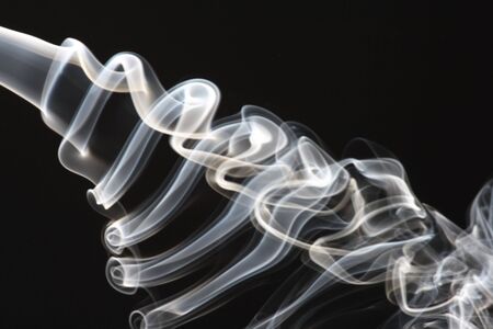 Streams of a smokeの写真素材