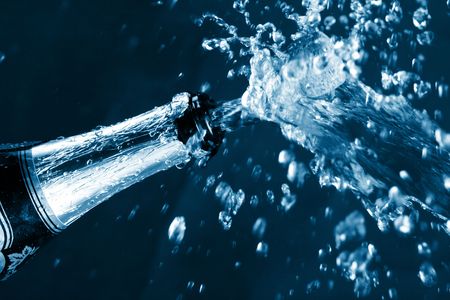 Sparks of champagneの写真素材