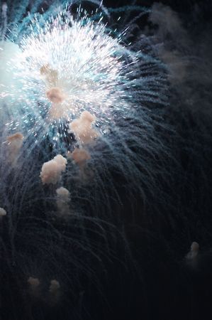 Firework in honor of Independence Dayの写真素材