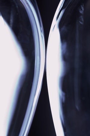 Reflection of lines, abstractly backgroundの写真素材