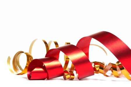 Celebratory tapesの写真素材