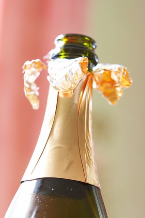 Champagne bottleの写真素材