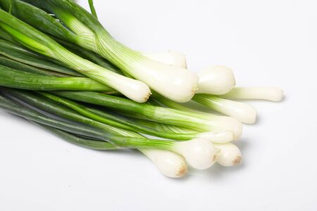 onion isolated on the white backgroundの写真素材