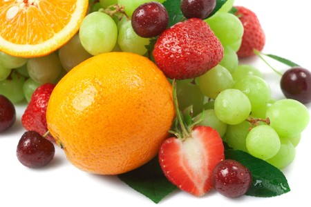 Still-life of fresh fruitの写真素材