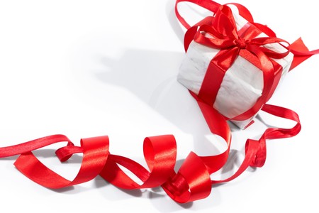 Celebratory tapes, giftの写真素材