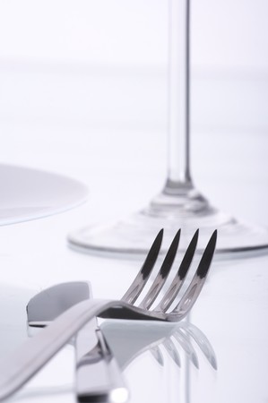 Banquet table settingの写真素材