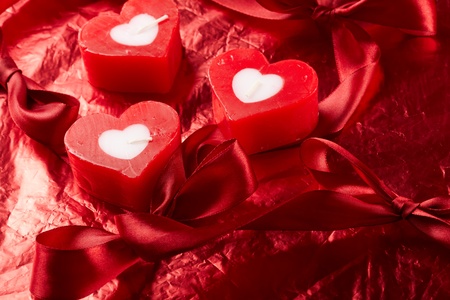 Romantic  candlesの写真素材