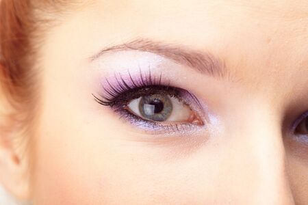   Woman eye with  fashion make-up