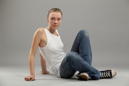 Portrait of an attractive young woman