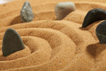 sand and stonesの写真素材