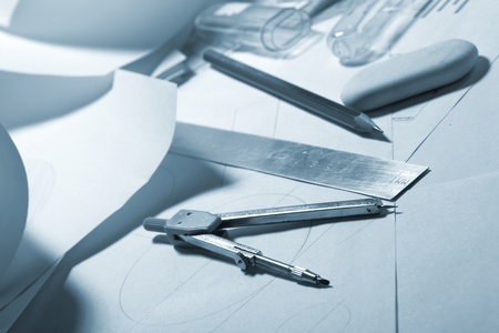 engineer's work table