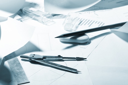 engineer's work table