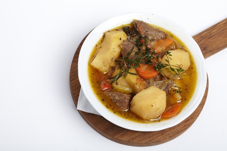 Beef Soup With Vegetablesの写真素材