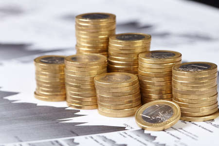 business chart, coinの写真素材