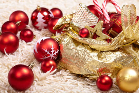 Christmas ballsの写真素材