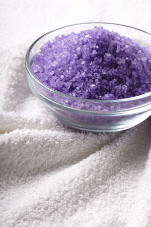  bath salt with towel