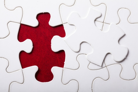 piece of jigsaw puzzle の写真素材
