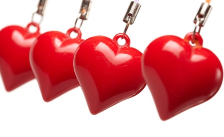 red heartsの写真素材